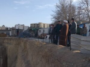 بازدید دادستان استان فارس از پروژه ساخت مرکز نگهداری شبانه روزی از کودکان بی سرپرست عطر یاس نبوی